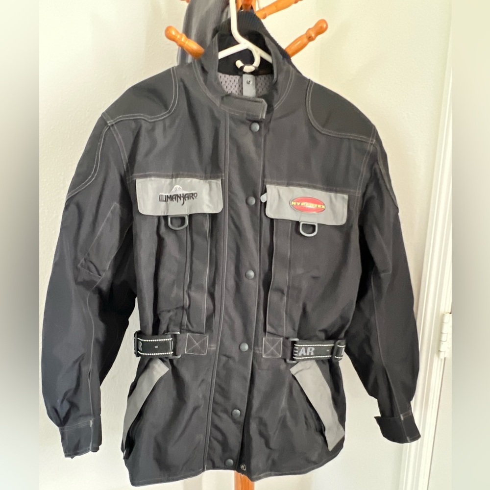 Women’s Large FirstGear Black/gray motorcycle jacket